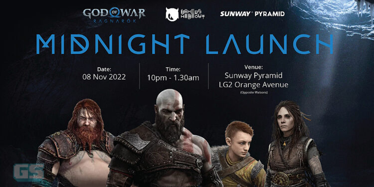 Gamer’s Hideout mengadakan God of War Ragnarok Launch Event di Sunway Pyramid, bermula 8 Nov!