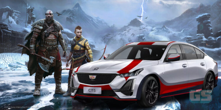 God of War: Ragnarok Dapat Kereta Bertema Oleh Cadillac! Bergaya Di Jalan Raya Seperti Kratos!