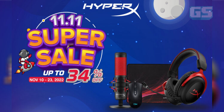 Promosi 11.11 Khas HyperX di Lazada! Dapatkan Potongan Harga Sehingga 34% Untuk Peranti Gaming!