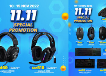 Promosi istimewa M4G 11.11 kembali – Diskaun untuk peralatan gaming Logitech!