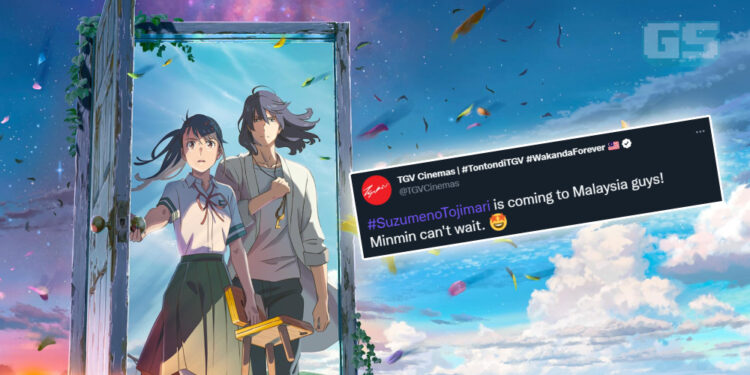 Suzume no Tojimari, Filem Anime Terbaru Makoto Shinkai Akan Ditayangkan di Malaysia! [UPDATE]