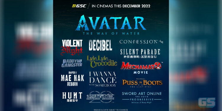 Senarai filem hangat  bakal tiba di GSC pada bulan Disember 2022!