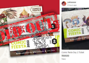 Tiket Comic Fiesta 2022 sold out, scalper jual tiket sehari hingga RM600!