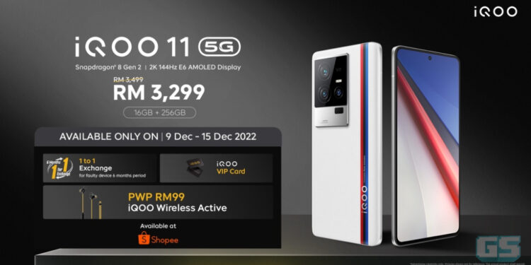 iQOO 11 5G kini rasmi di Malaysia, harga bermula pada RM3,499!