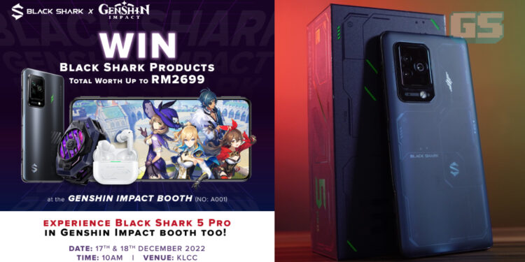 Hadir ke Booth Genshin Impact x Black Shark di Comic Fiesta 2022! Pelbagai Hadiah Menarik Menanti!