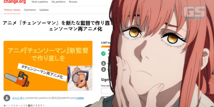 Lebih 2000 Sokongan, Peminat Minta Remake Anime Chainsaw Man Melalui Petisyen Online!
