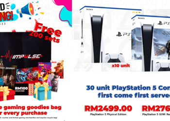 Impulse Gaming buka cawangan baru di JB Paradigm Mall! 30 set PS5 dijual untuk pelanggan awal!