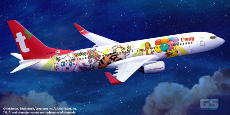 Syarikat penerbangan Korea memperkenalkan ‘Pikachu Jet’ – terbang bersama Pokémon!