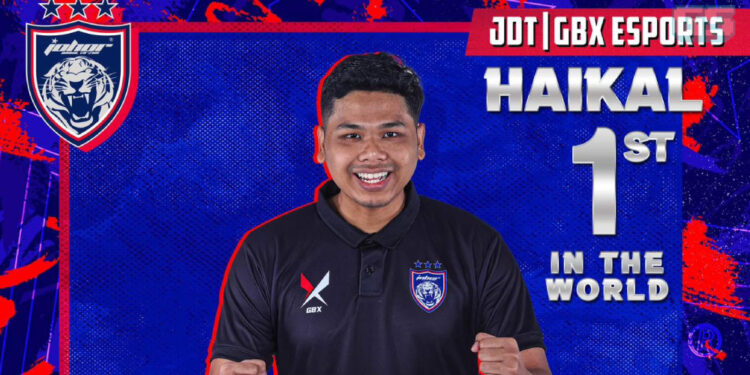 Haikal raih #1 di ranking dunia eFootball 2023! Malaysia boleh!