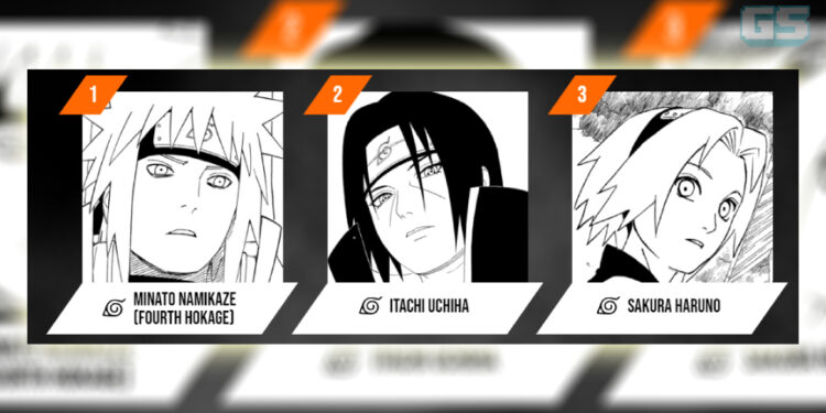 Keputusan pertengahan NaruTOP99 didedahkan: #1Minato #2Itachi #3Sakura
