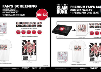 Tiket “Fan Screening” The First SLAM DUNK Tersedia Sekarang Untuk Peminat Malaysia! Berharga RM130! [UPDATE]
