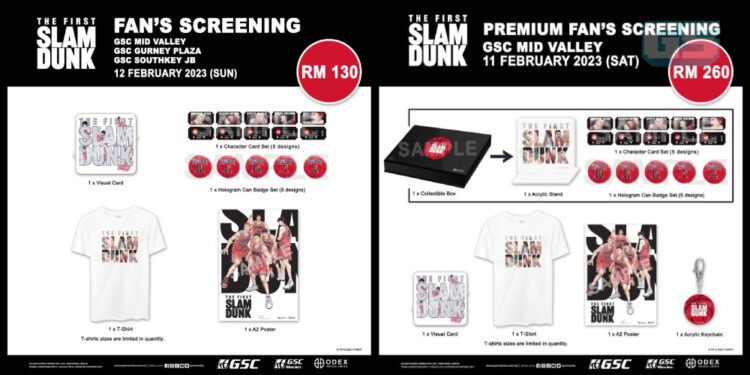 Tiket “Fan Screening” The First SLAM DUNK Tersedia Sekarang Untuk Peminat Malaysia! Berharga RM130! [UPDATE]