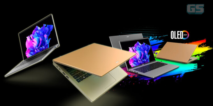 Acer umum Swift Go, laptop ringan & nipis dengan paparan OLED – Senarai produk baru Acer Swift!