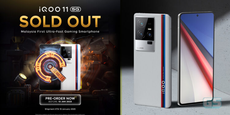 IQOO 11 5G sudah ‘sold out’ di Malaysia! Pre-order sekarang untuk dapatkan 1 unit sebelum CNY!