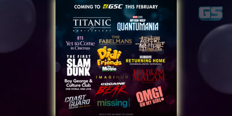 Senarai Filem Mantap Bakal Tiba di GSC Pada Bulan Februari 2023!