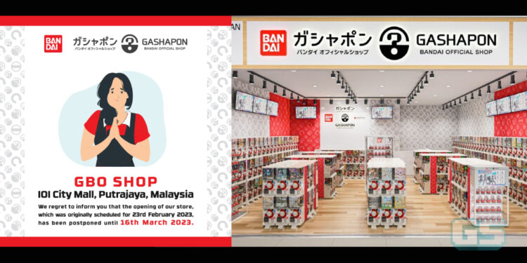 Gashapon Bandai Official Shop Hadir ke Malaysia! Rasmi Dibuka Mac Ini! [UPDATE]