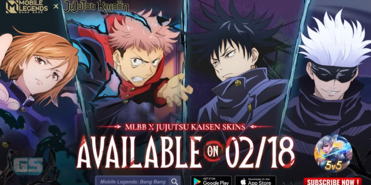 Jadi Yuji dalam kolab Jujutsu Kaisen x Mobile Legends: Bang Bang – bakal keluar 18 Februari!