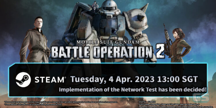 Network Test Mobile Suit Gundam Battle Operation 2 bakal dijalankan di Steam bermula 4 April ini!