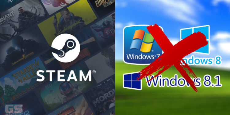 Valve hentikan Steam Client terhadap Windows 7,8 & 8.1 bermula 1 Januari 2024!