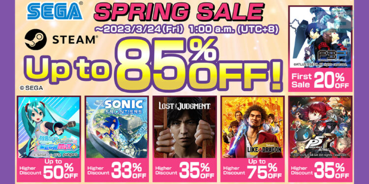 SEGA Spring Sale Telah Bermula di Steam! Dapatkan Game Dengan Lebih Murah!