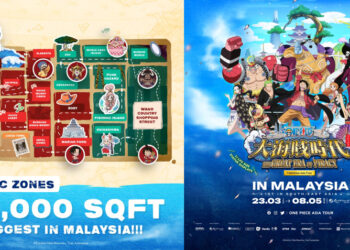 Sebesar 25,000 kaki persegi, One Piece Asia Tour menampilkan 21 zon unik! Tiket tersedia sekarang!