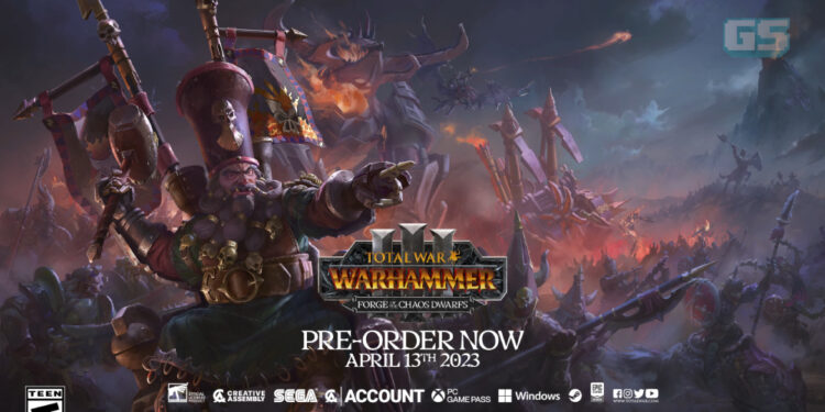 Total War: WARHAMMER III – Forge of The Chaos Dwarfs akan tiba 13 April – info lengkap!