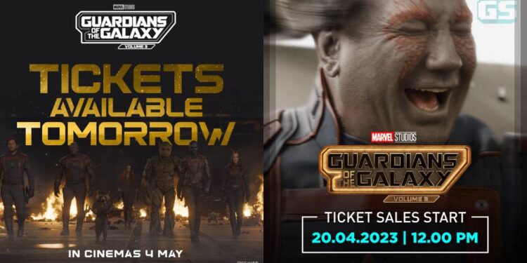 Jualan tiket Guardian of the Galaxy Vol 3 bermula esok! Tayangan mula 4 Mei ini!