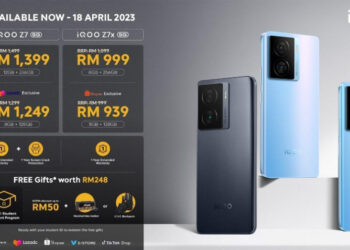 iQOO Malaysia lancar siri iQOO Z7, harga serendah RM 939 sahaja!