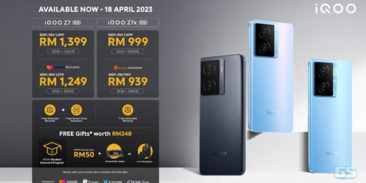 iQOO Malaysia lancar siri iQOO Z7, harga serendah RM 939 sahaja!
