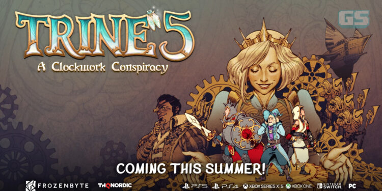 Puzzle platformer ‘Trine 5: A Clockwork Conspiracy’ akan tiba di PS, Xbox, Switch & PC pada Jun-Sep 2023!
