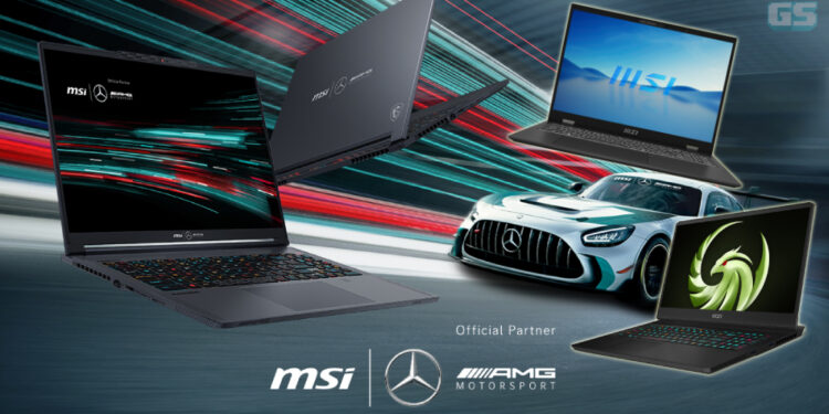 MSI umumkan barisan laptop baru, lengkap dengan kolaborasi Mercedes-AMG Motorsport!