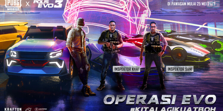 Acara kolaborasi PUBG Mobile bersama Polis Evo 3 kini berlangsung!