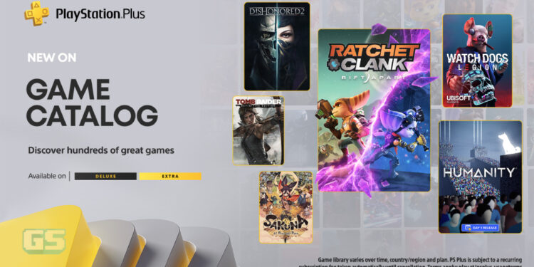 Katalog PS Plus Mei 2023 – Ratchet & Clank PS5, Watch Dogs: Legion, siri Dishonored, siri Tomb Raider