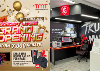 MSI Concept Store Mid Valley akan buka 19 Jun – peluang dapat laptop baru pada harga RM999!