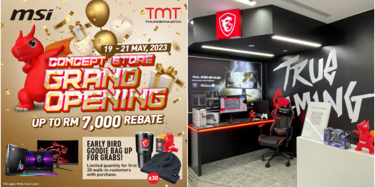 MSI Concept Store Mid Valley akan buka 19 Jun – peluang dapat laptop baru pada harga RM999!