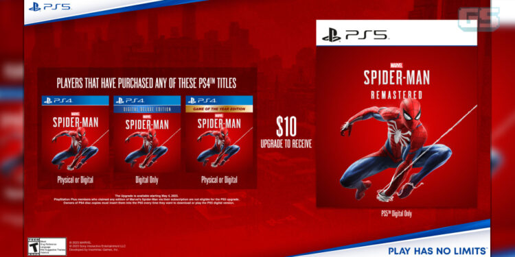 Marvel’s Spider-Man Remastered kini boleh beli berasingan, upgrade versi PS4 ke PS5!