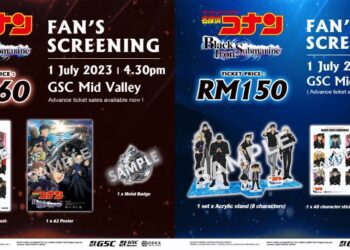 Fan Screening Filem Detective Conan The Movie: Black Iron Submarine Akan Tayang 1 Julai di Malaysia! Harga Bermula RM 60!