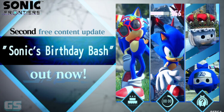 Kemas Kini “Sonic’s Birthday Bash” kini tersedia secara PERCUMA di Sonic Frontiers!