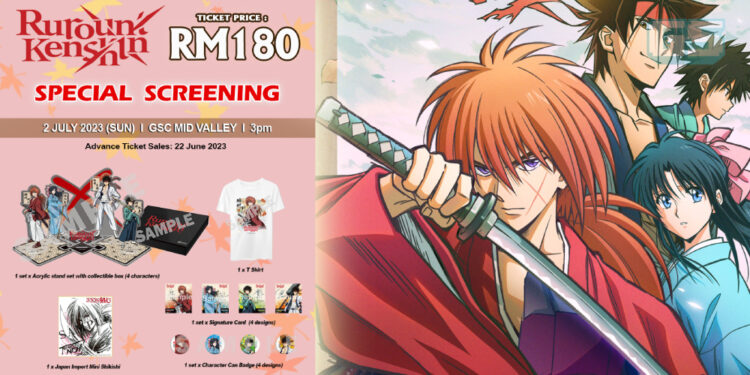 Fan Screening Rurouni Kenshin Akan Ditayangkan pada 2 Julai di Malaysia! [UPDATE]