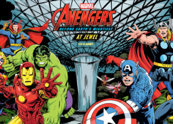 Avengers berkumpul di Jewel Changi Airport dalam pameran 3D realistik interaktif!