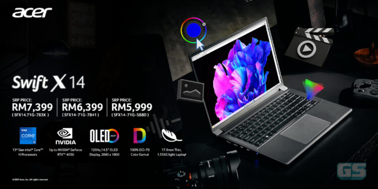 Acer Malaysia lancarkan laptop nipis & ringan Acer Swift X 14 – Harga bermula RM 5,999!