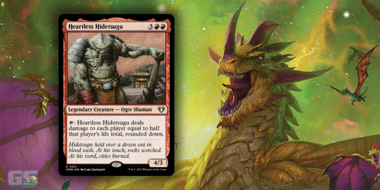 Preview kad Heartless Hidetsugu untuk MTG Commander Masters!