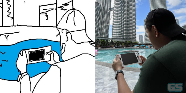 Kisah ROG Ally Tepi Kolam – Niat nak tunjuk kelebihan handheld gaming, tapi jadi viral di PC Gaming Community Malaysia