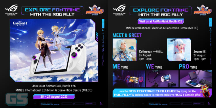 Singgah Booth ROG x Genshin Impact di AniManGaki 2023! Peluang Menangi Hadiah Khas dan Banyak Lagi!