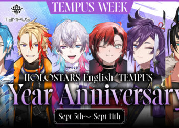 HOLOSTARS English -TEMPUS- Raikan Ulang Tahun Pertama Pada 5 September – 11 November 2023!