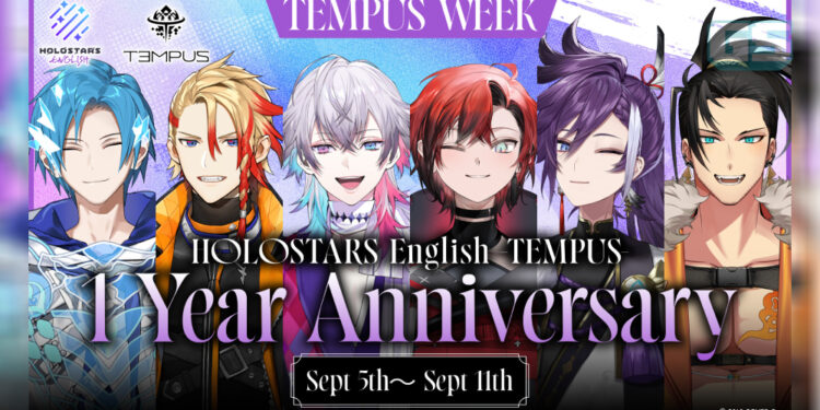 HOLOSTARS English -TEMPUS- Raikan Ulang Tahun Pertama Pada 5 September – 11 November 2023!