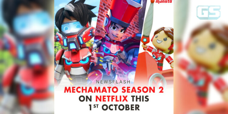 MECHAMATO Musim 2 Akan Tiba di Netflix 1 Oktober Ini! Jom Mechanized Bersama!