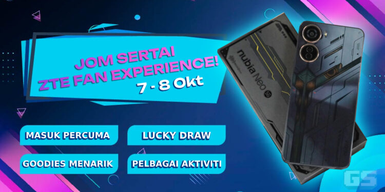 Jom cuba nubia Neo 5G di acara ZTE Fan Experience kami Di H Space, Bandar Utama! Hadiah & Lucky Draw menanti!