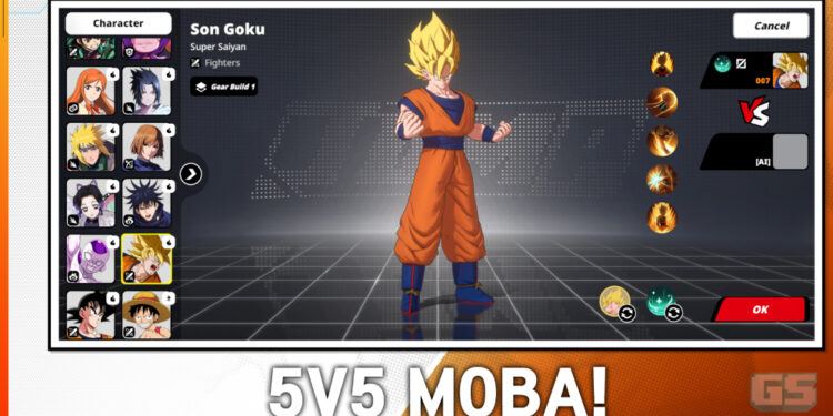 JUMP ASSEMBLE – Siapa yang anda boleh kawal dalam game MOBA Anime ini?