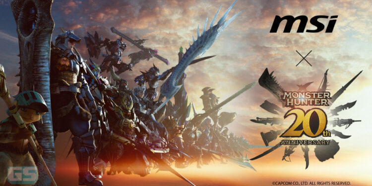 MSI & CAPCOM kolab untuk produk gaming eksklusif Monster Hunter sempena ulang tahun ke-20!